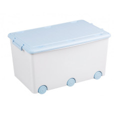 Ящик для игрушек Tega Rabbits KR-010 (white-blue)